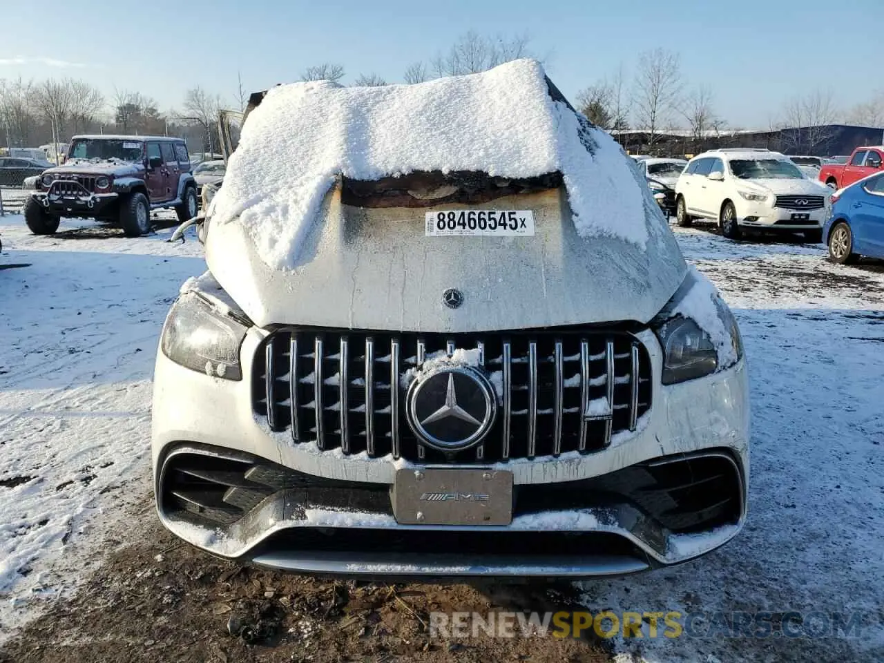 5 fotografías del automóvil dañado 4JGFF8KE7MA559976 MERCEDES-BENZ GLS-CLASS 2021