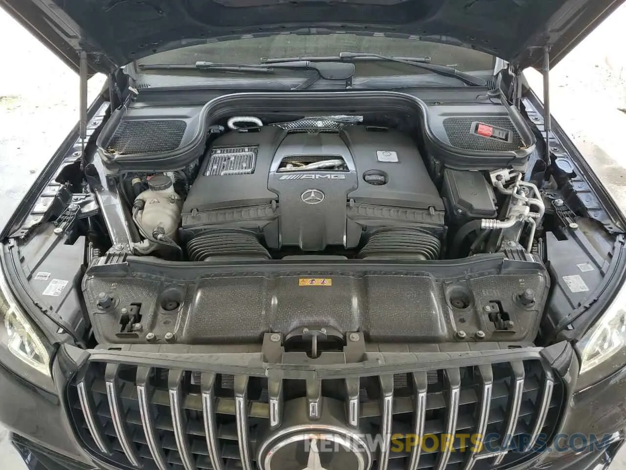 12 fotografías del automóvil dañado 4JGFF8KE8MA433657 MERCEDES-BENZ GLS-CLASS 2021