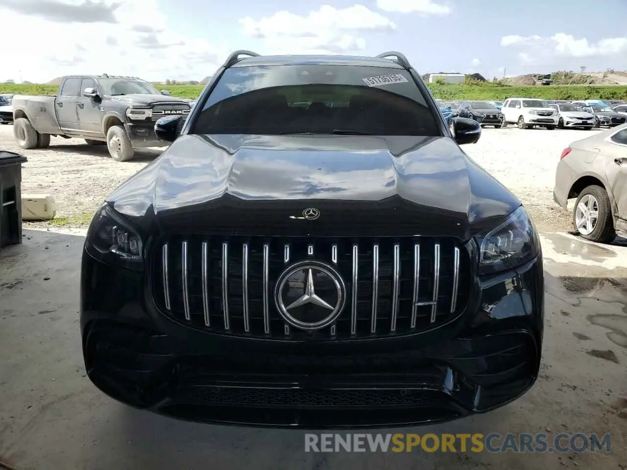 5 fotografías del automóvil dañado 4JGFF8KE8MA433657 MERCEDES-BENZ GLS-CLASS 2021