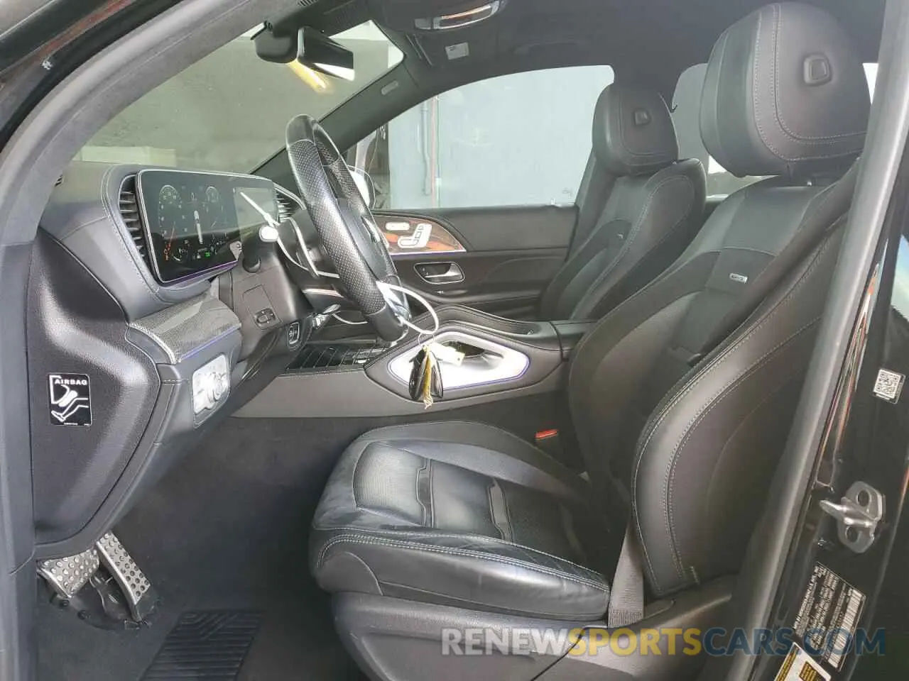 7 fotografías del automóvil dañado 4JGFF8KE8MA433657 MERCEDES-BENZ GLS-CLASS 2021