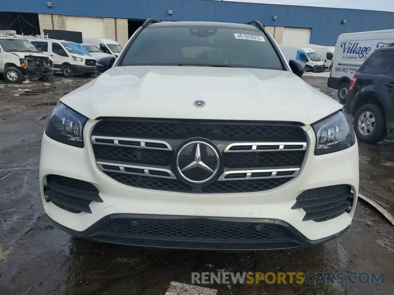 5 fotografías del automóvil dañado 4JGFF5KE0NA763244 MERCEDES-BENZ GLS-CLASS 2022