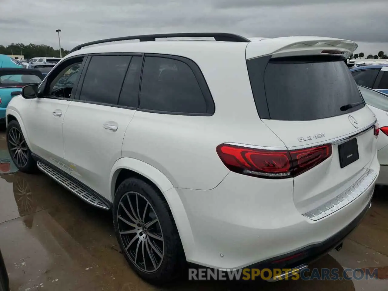 2 fotografías del automóvil dañado 4JGFF5KE1NA708575 MERCEDES-BENZ GLS-CLASS 2022