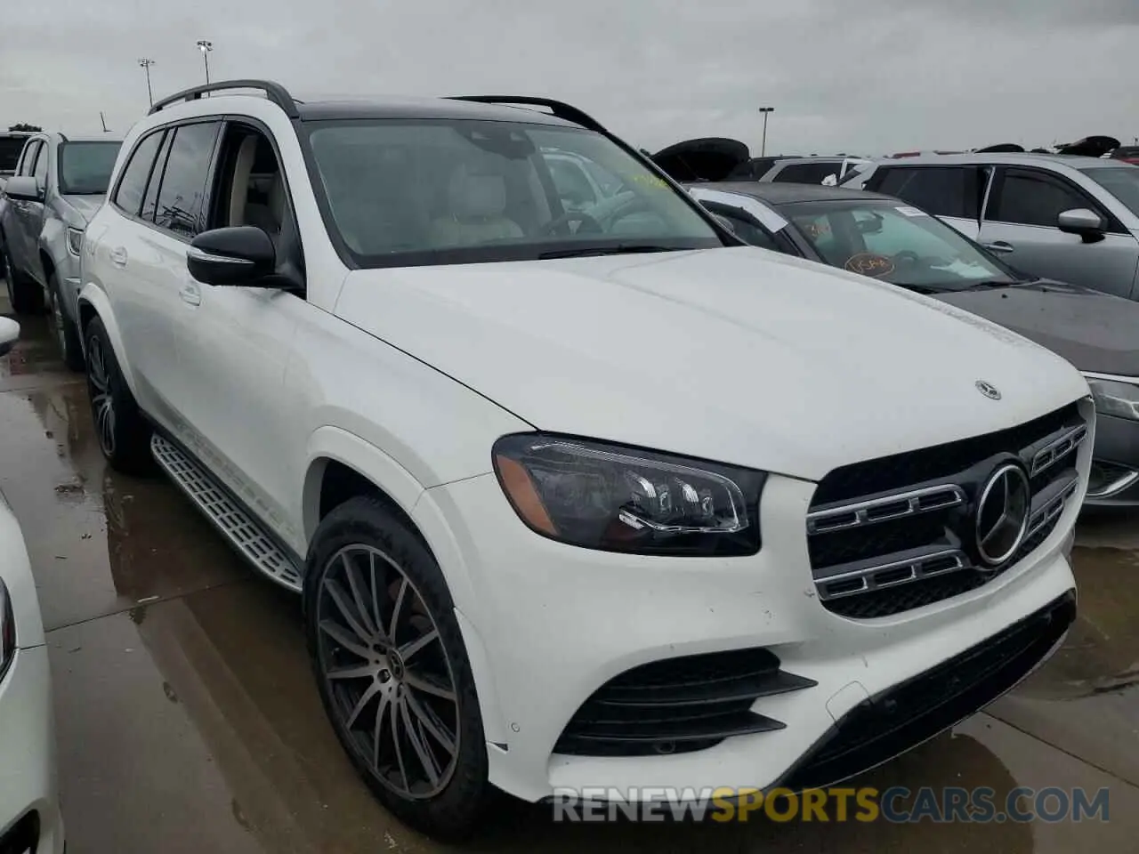 4 fotografías del automóvil dañado 4JGFF5KE1NA708575 MERCEDES-BENZ GLS-CLASS 2022