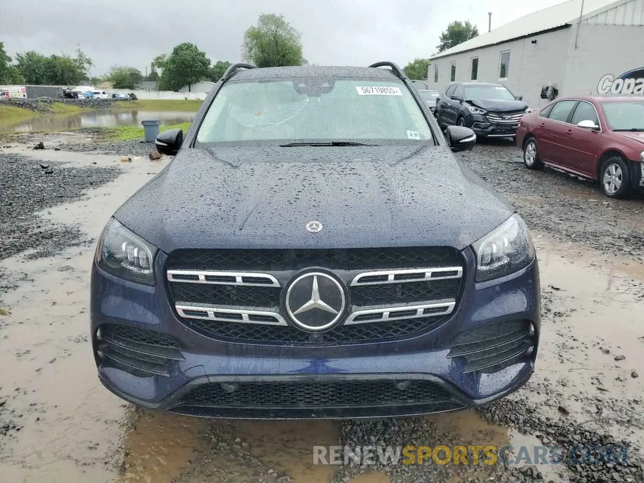5 fotografías del automóvil dañado 4JGFF5KE3NA801422 MERCEDES-BENZ GLS-CLASS 2022