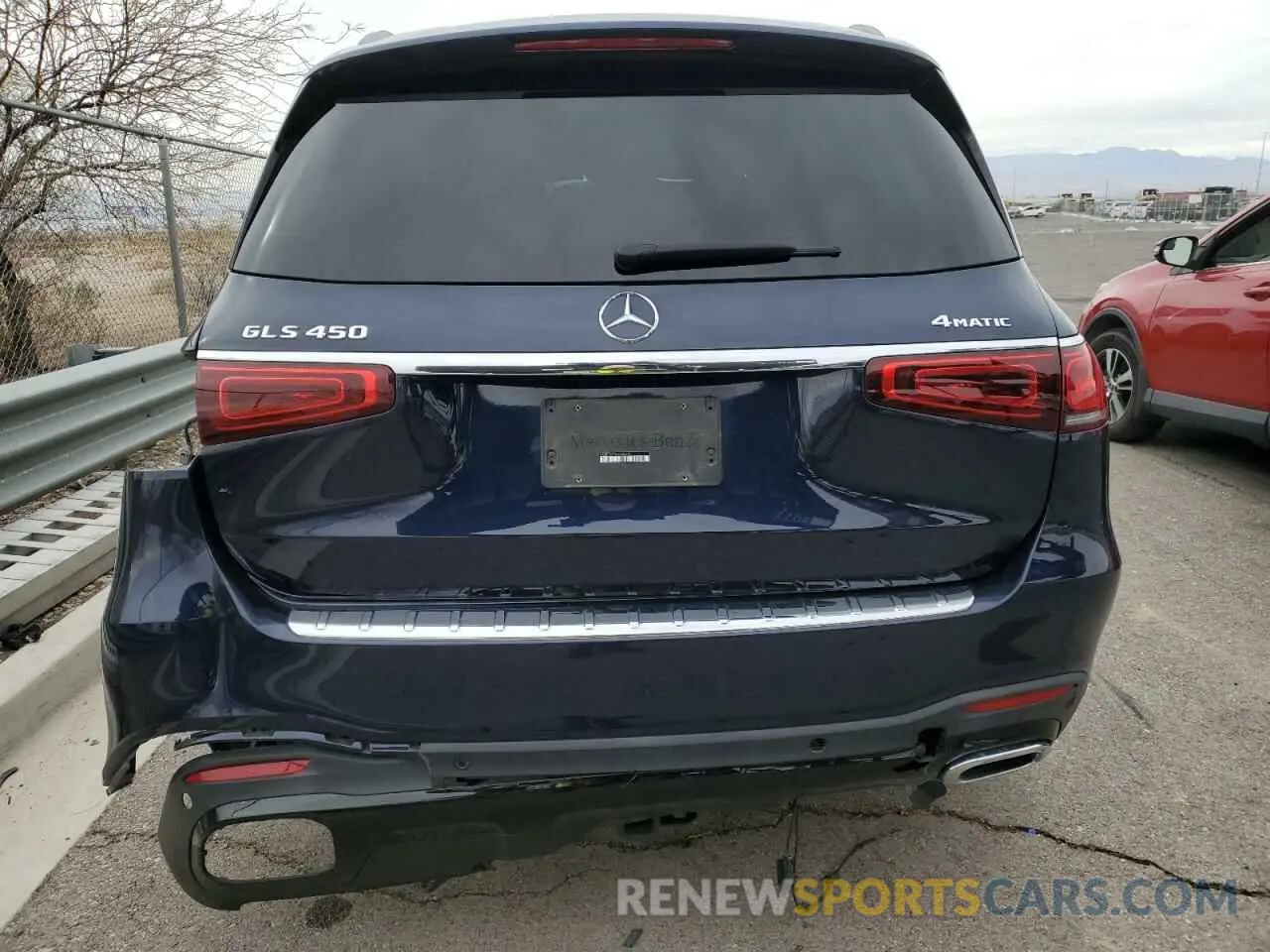 6 fotografías del automóvil dañado 4JGFF5KE7NA683312 MERCEDES-BENZ GLS-CLASS 2022