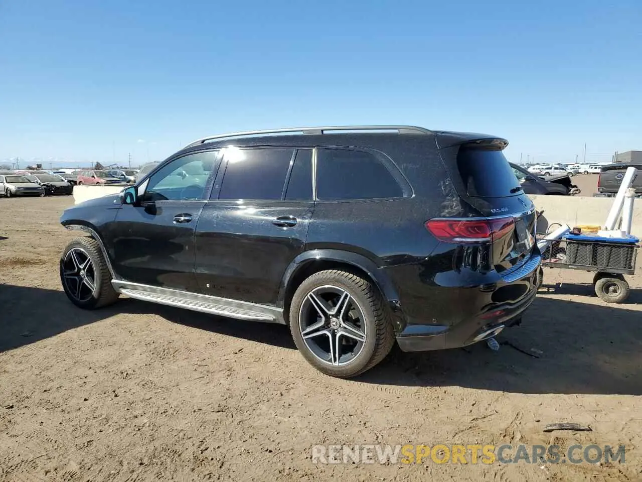2 fotografías del automóvil dañado 4JGFF5KE8NA726376 MERCEDES-BENZ GLS-CLASS 2022
