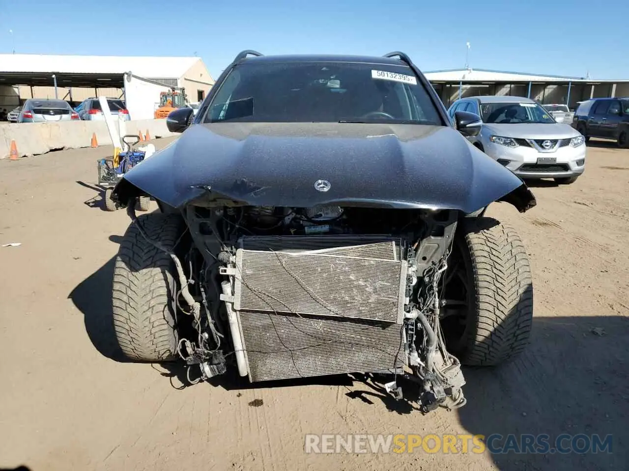 5 fotografías del automóvil dañado 4JGFF5KE8NA726376 MERCEDES-BENZ GLS-CLASS 2022