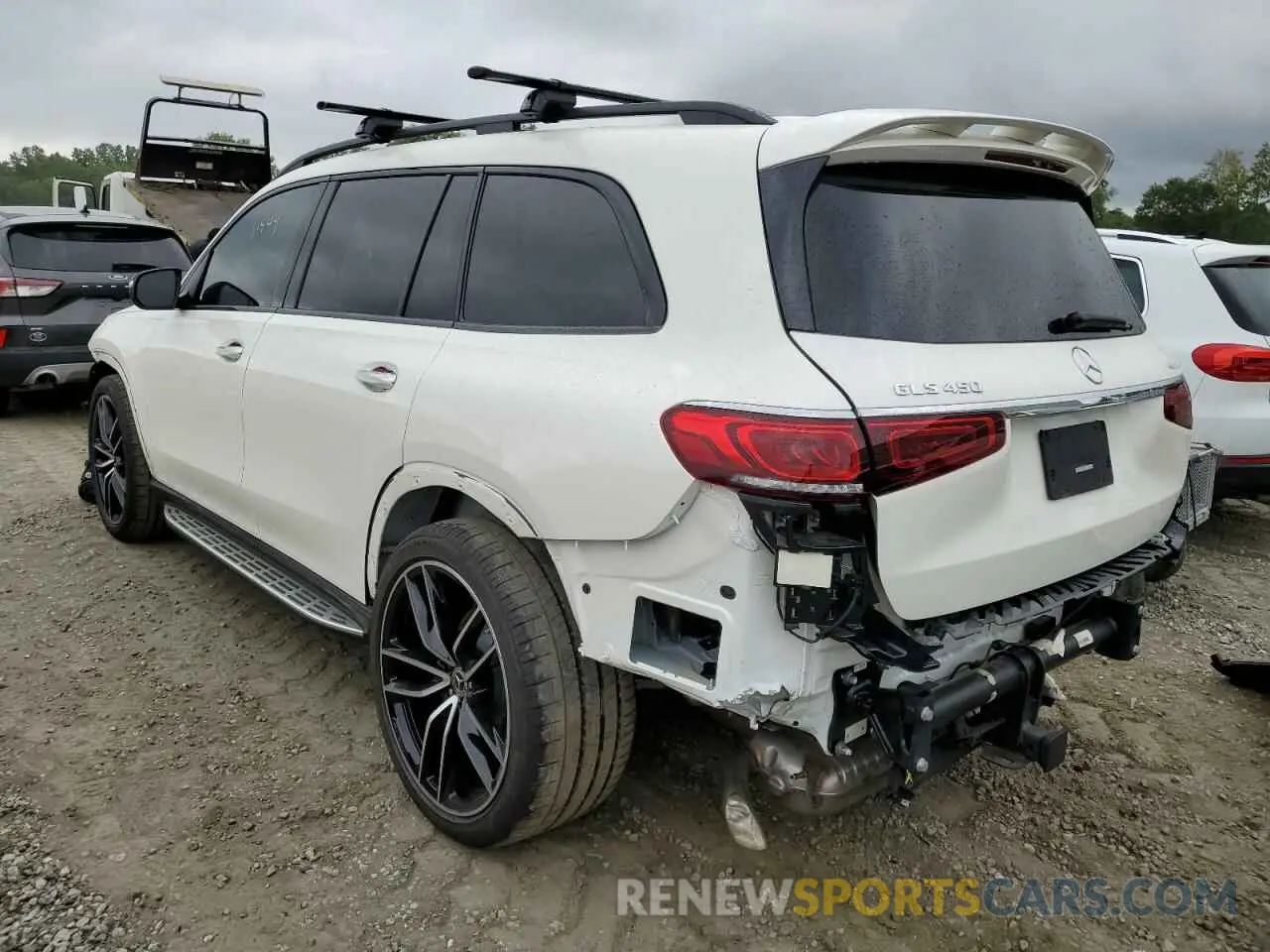 3 fotografías del automóvil dañado 4JGFF5KE9NA625637 MERCEDES-BENZ GLS-CLASS 2022