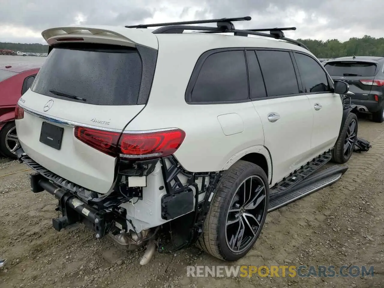 4 fotografías del automóvil dañado 4JGFF5KE9NA625637 MERCEDES-BENZ GLS-CLASS 2022