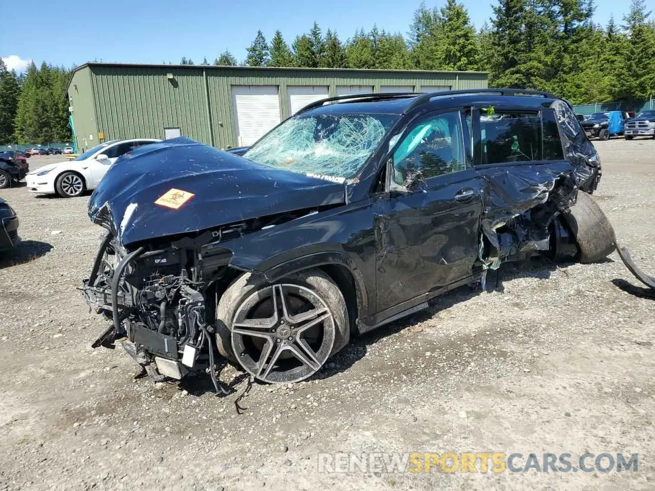 1 fotografías del automóvil dañado 4JGFF5KE9NA747205 MERCEDES-BENZ GLS-CLASS 2022
