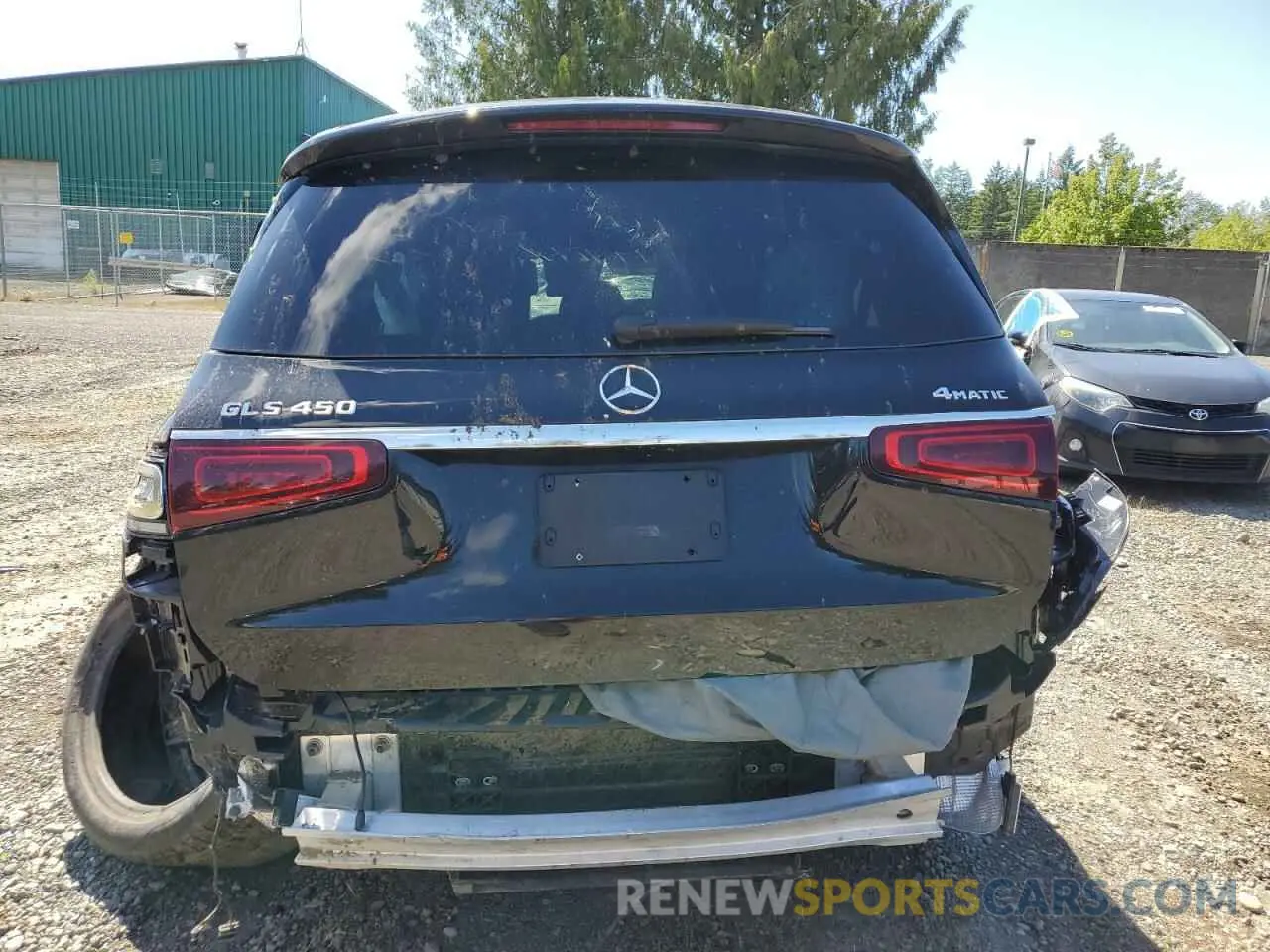 6 fotografías del automóvil dañado 4JGFF5KE9NA747205 MERCEDES-BENZ GLS-CLASS 2022