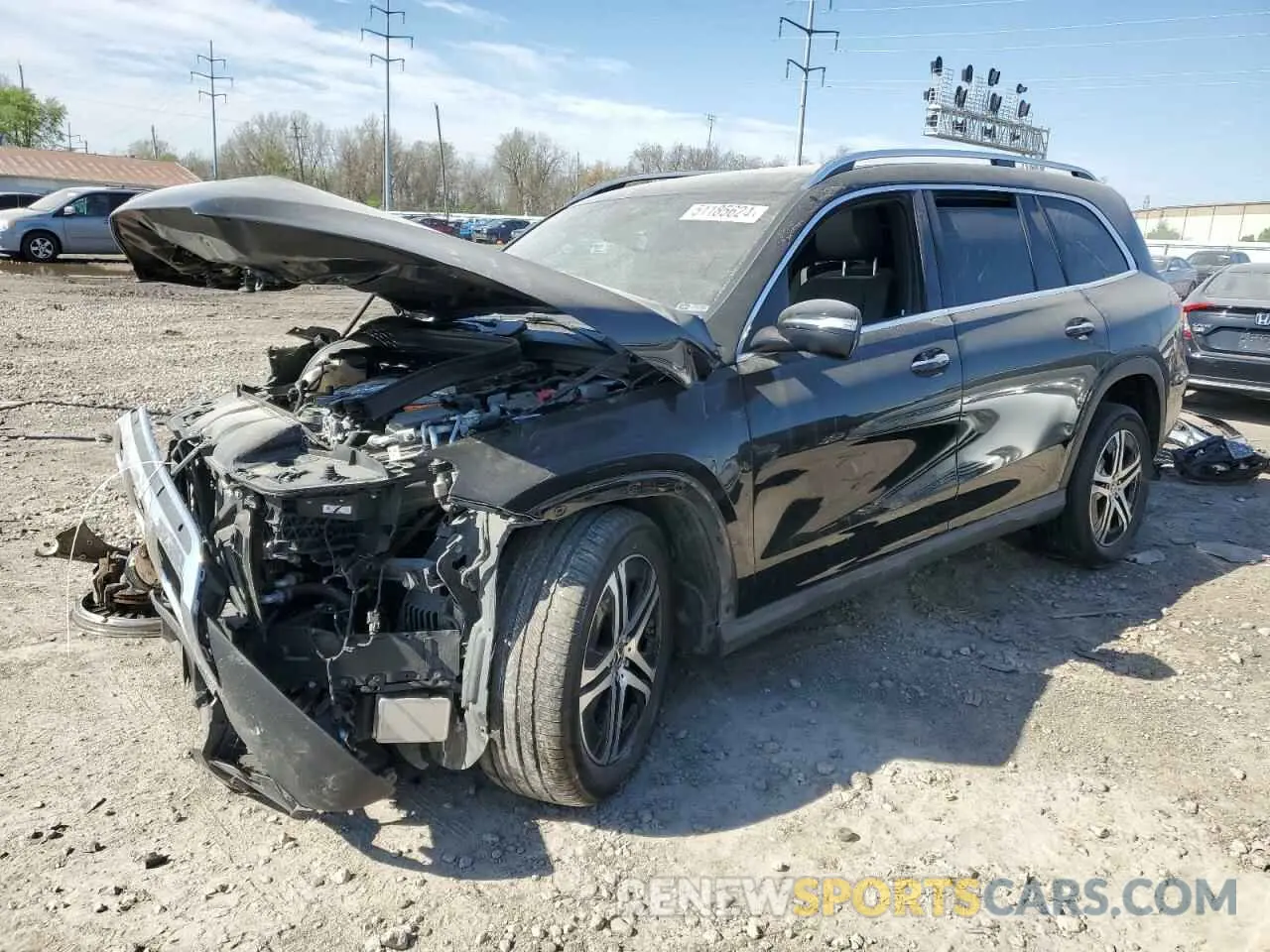 1 fotografías del automóvil dañado 4JGFF5KE9NA782178 MERCEDES-BENZ GLS-CLASS 2022