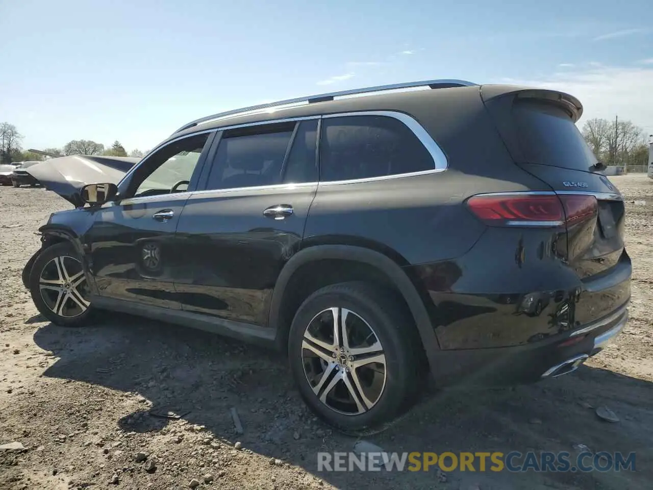 2 fotografías del automóvil dañado 4JGFF5KE9NA782178 MERCEDES-BENZ GLS-CLASS 2022