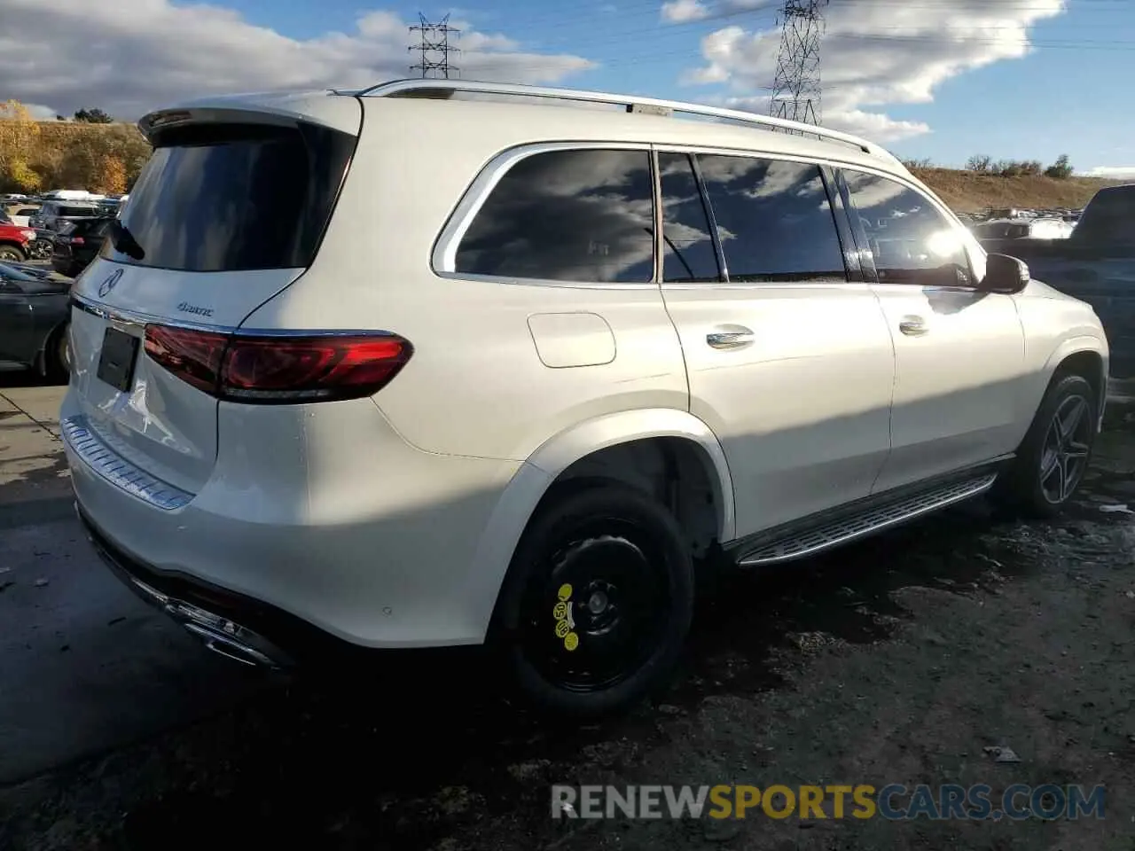 3 fotografías del automóvil dañado 4JGFF5KE2PA926494 MERCEDES-BENZ GLS-CLASS 2023