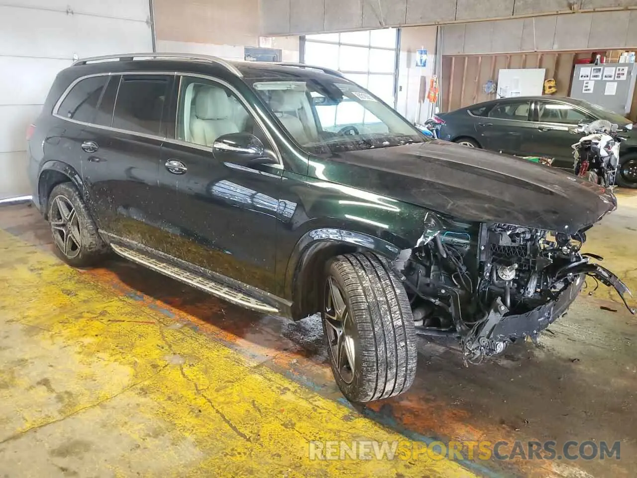4 fotografías del automóvil dañado 4JGFF5KE3PA912751 MERCEDES-BENZ GLS-CLASS 2023