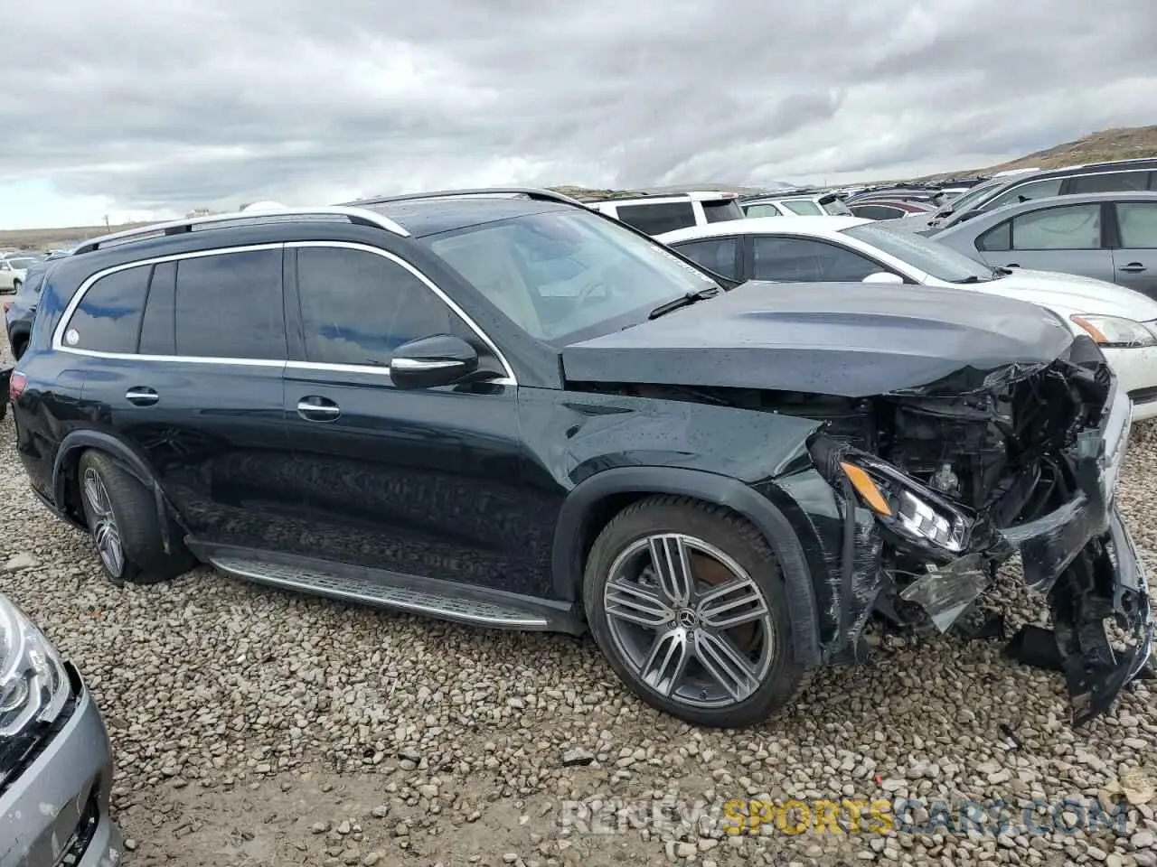 4 fotografías del automóvil dañado 4JGFF5KE6PA987198 MERCEDES-BENZ GLS-CLASS 2023
