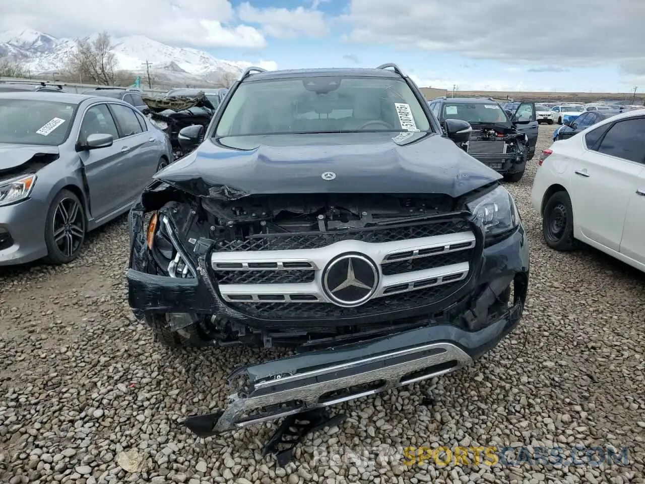 5 fotografías del automóvil dañado 4JGFF5KE6PA987198 MERCEDES-BENZ GLS-CLASS 2023