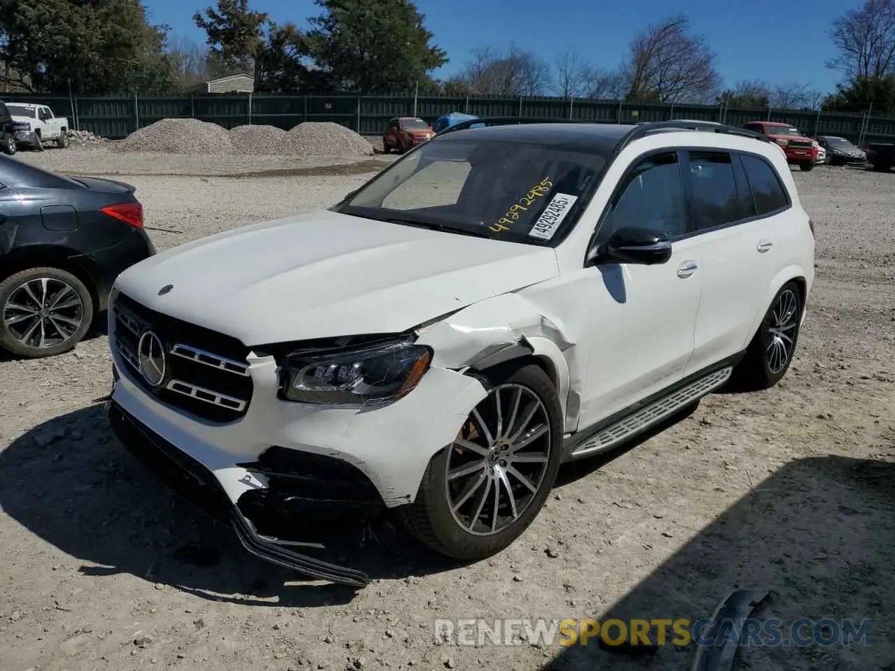 1 fotografías del automóvil dañado 4JGFF5KEXPA965740 MERCEDES-BENZ GLS-CLASS 2023