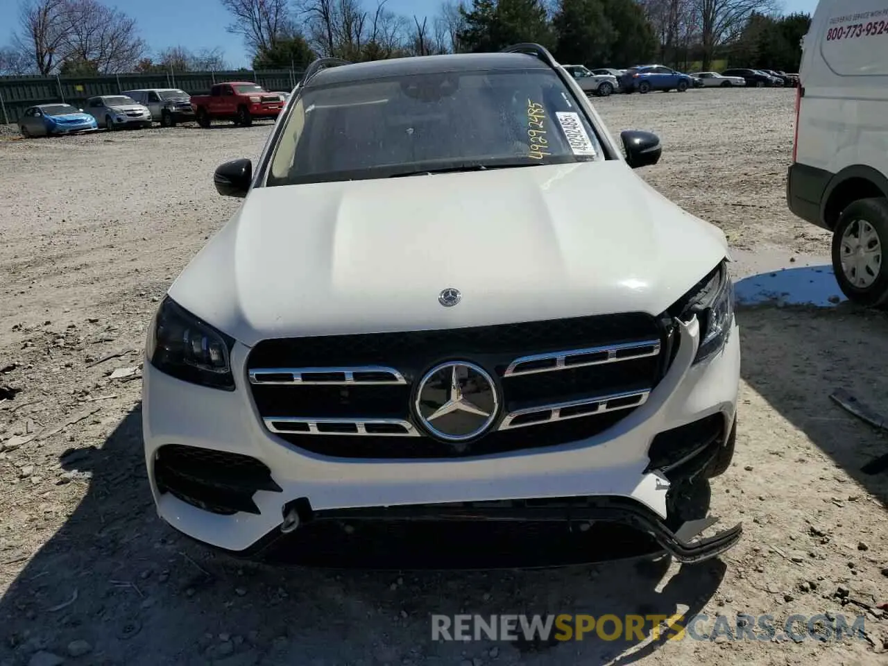 5 fotografías del automóvil dañado 4JGFF5KEXPA965740 MERCEDES-BENZ GLS-CLASS 2023