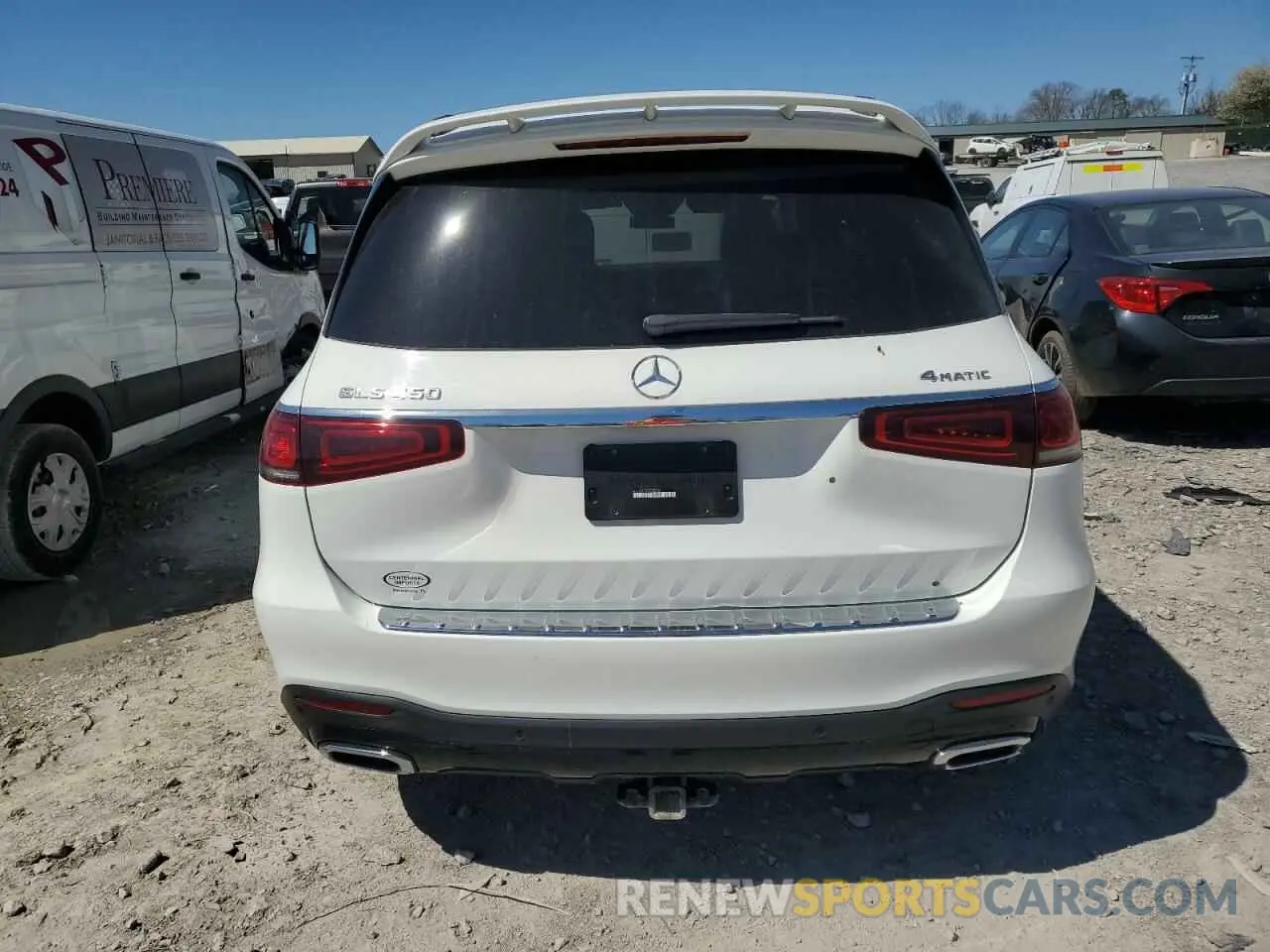 6 fotografías del automóvil dañado 4JGFF5KEXPA965740 MERCEDES-BENZ GLS-CLASS 2023