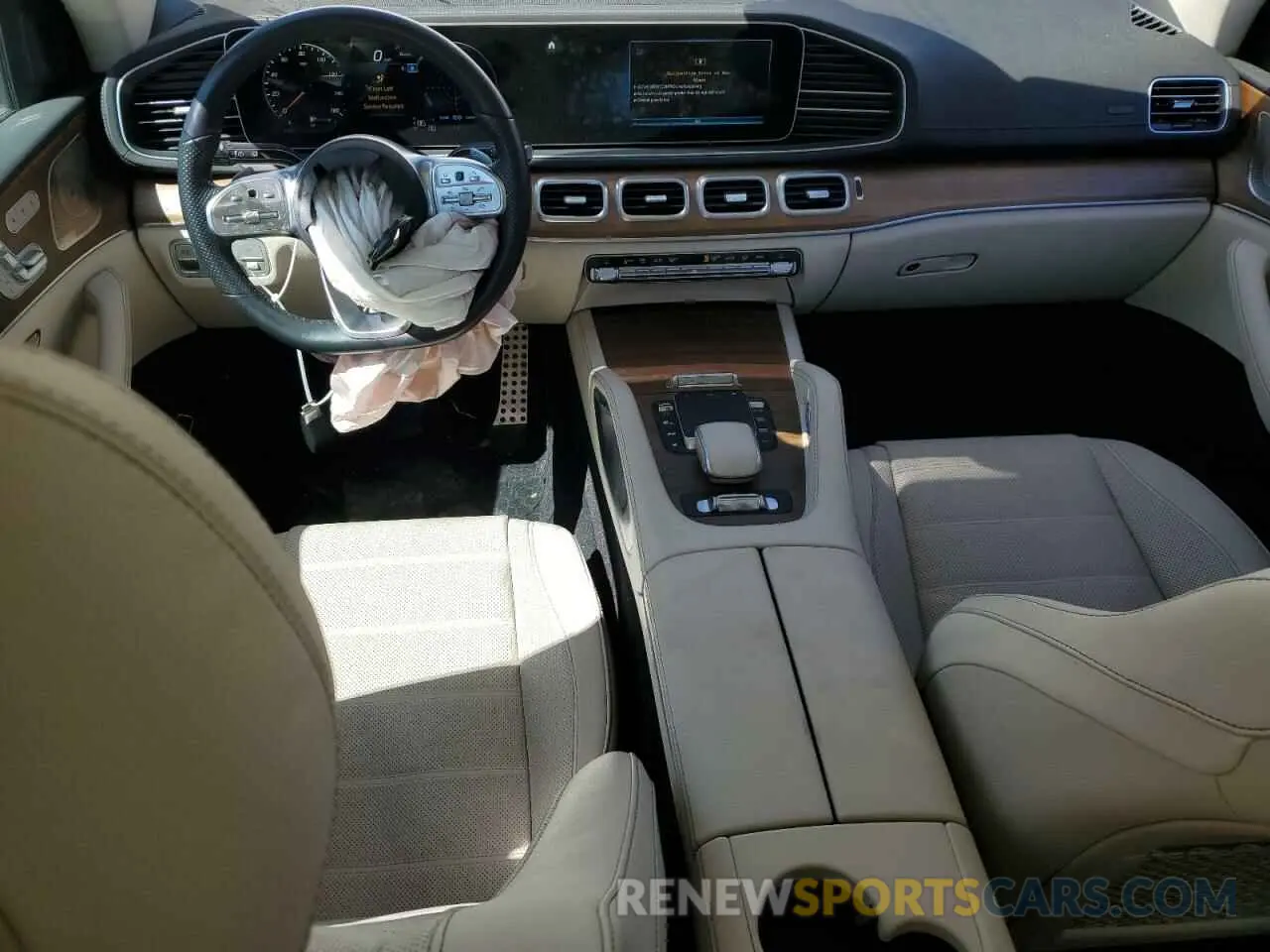 8 fotografías del automóvil dañado 4JGFF5KEXPA965740 MERCEDES-BENZ GLS-CLASS 2023
