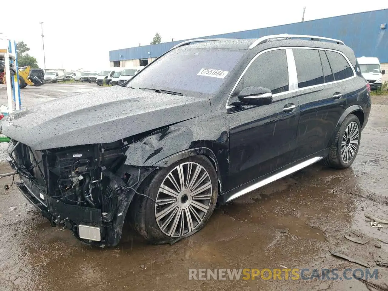 1 fotografías del automóvil dañado 4JGFF8HB1PA999662 MERCEDES-BENZ GLS-CLASS 2023