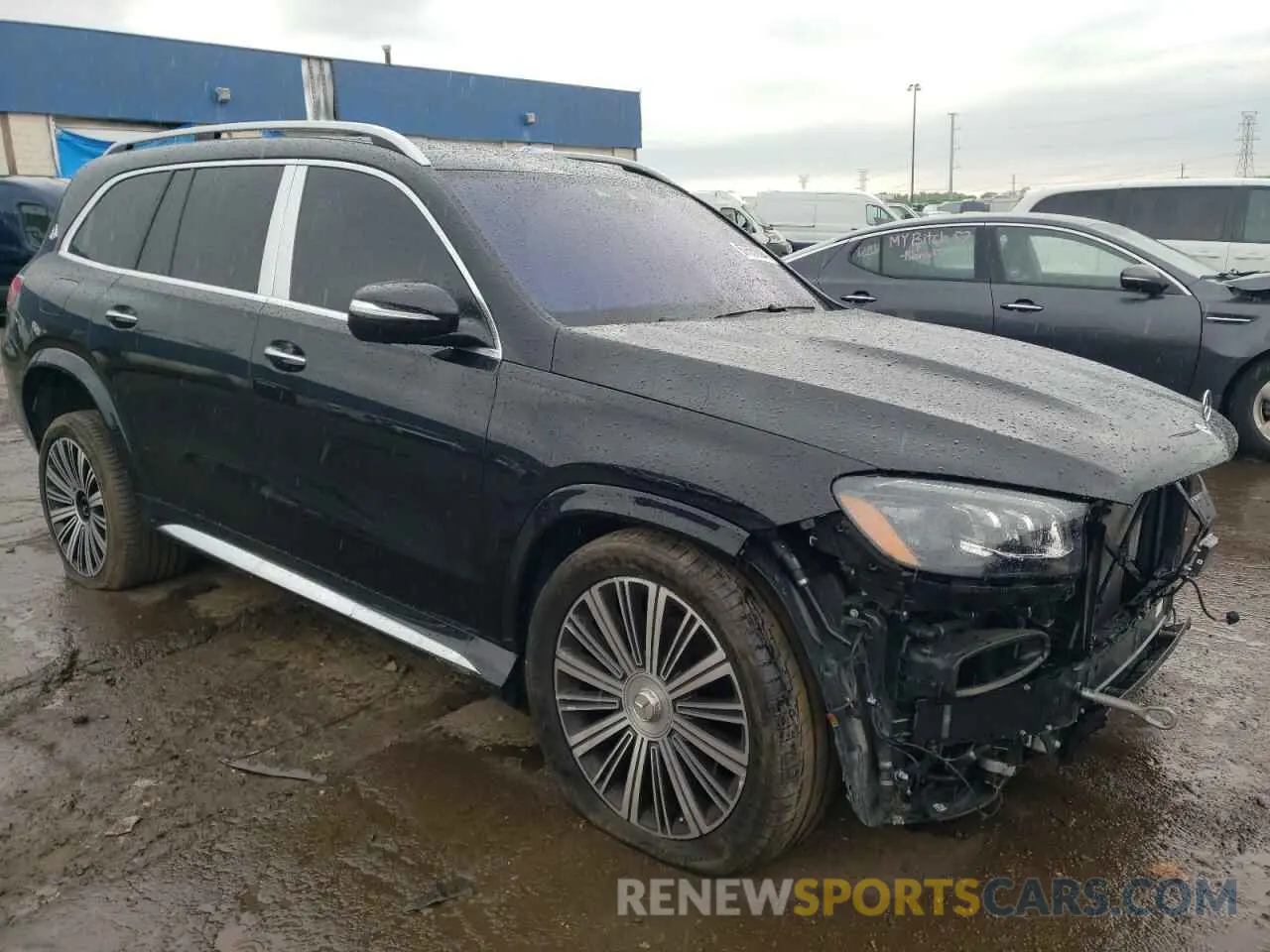 4 fotografías del automóvil dañado 4JGFF8HB1PA999662 MERCEDES-BENZ GLS-CLASS 2023