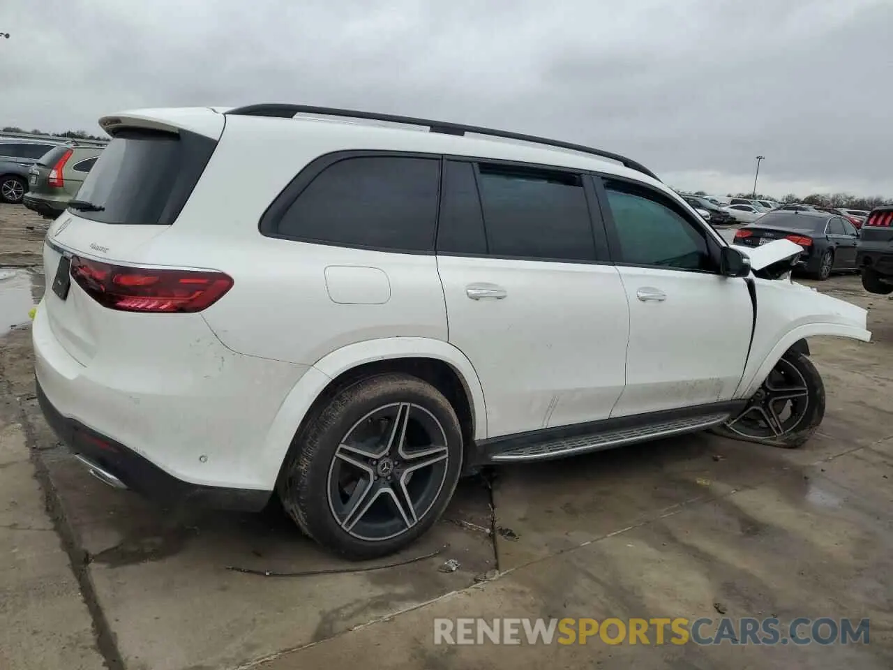 3 fotografías del automóvil dañado 4JGFF5KE5RB121280 MERCEDES-BENZ GLS-CLASS 2024