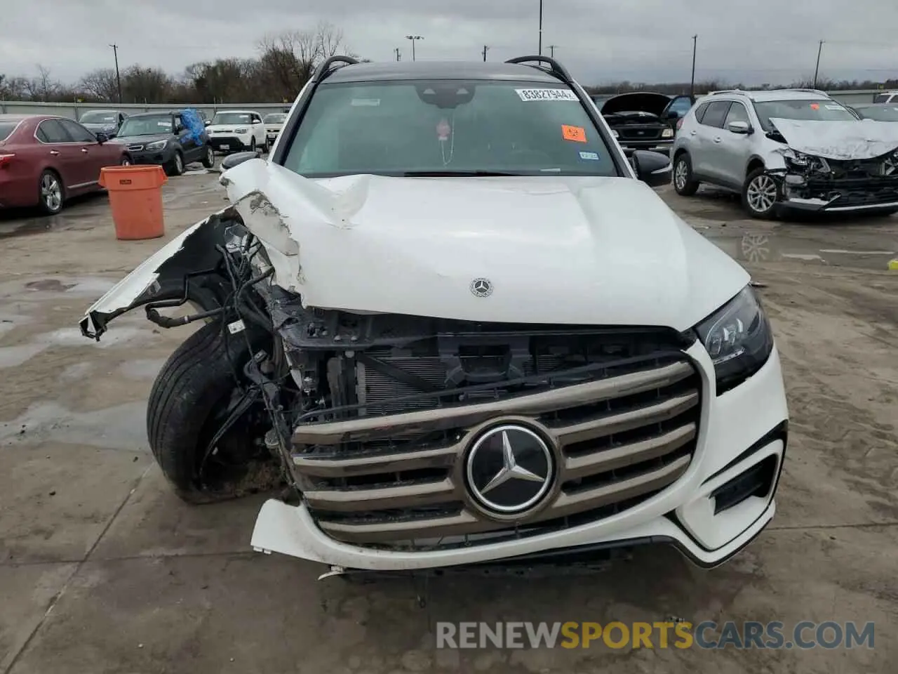 5 fotografías del automóvil dañado 4JGFF5KE5RB121280 MERCEDES-BENZ GLS-CLASS 2024