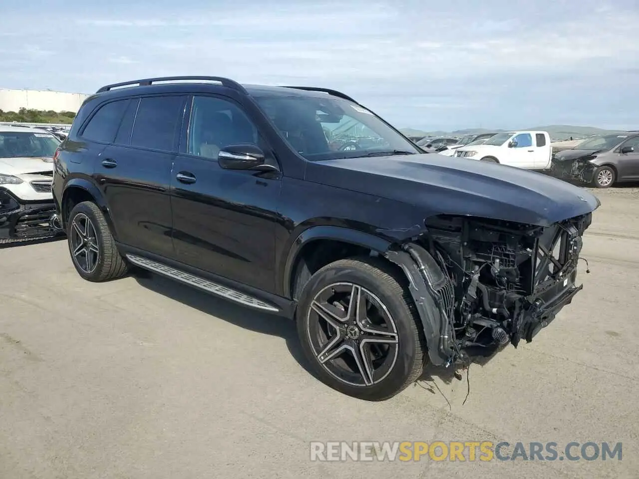 4 fotografías del automóvil dañado 4JGFF5KE6RB090122 MERCEDES-BENZ GLS-CLASS 2024