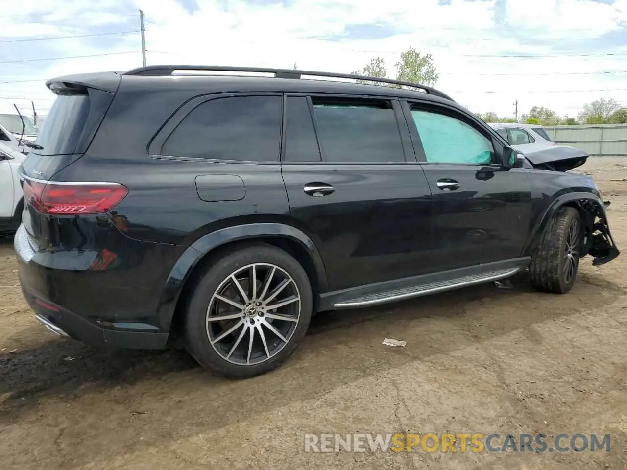 3 fotografías del automóvil dañado 4JGFF5KE6RB165577 MERCEDES-BENZ GLS-CLASS 2024