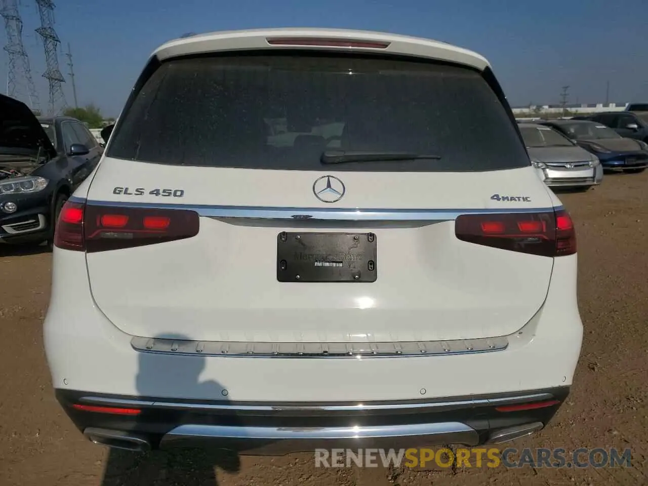 6 fotografías del automóvil dañado 4JGFF5KE6RB260365 MERCEDES-BENZ GLS-CLASS 2024