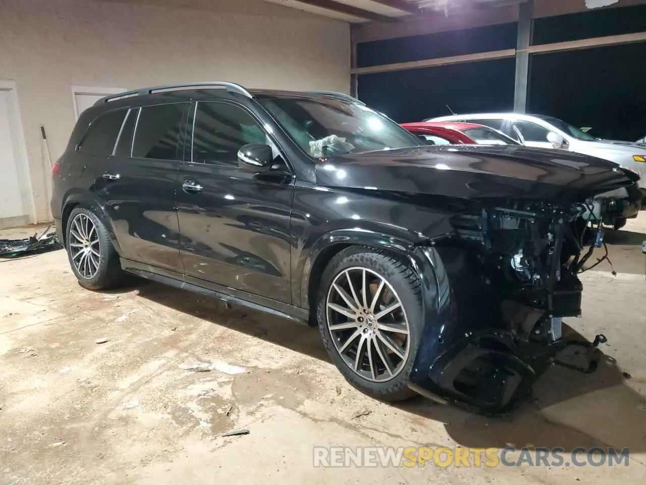4 fotografías del automóvil dañado 4JGFF5KE8RB263266 MERCEDES-BENZ GLS-CLASS 2024