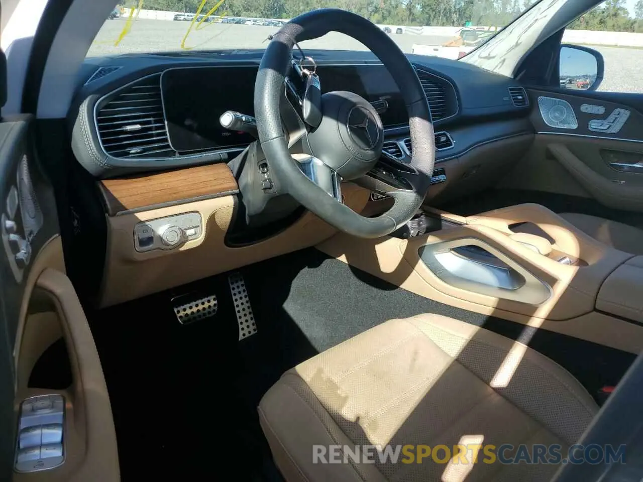 8 fotografías del automóvil dañado 4JGFF8FE4RB135179 MERCEDES-BENZ GLS-CLASS 2024