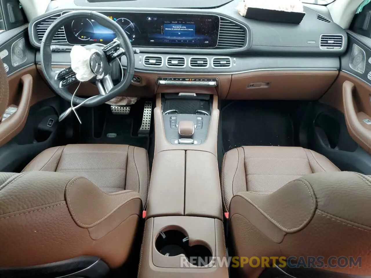 8 fotografías del automóvil dañado 4JGFF8FE9RB268407 MERCEDES-BENZ GLS-CLASS 2024
