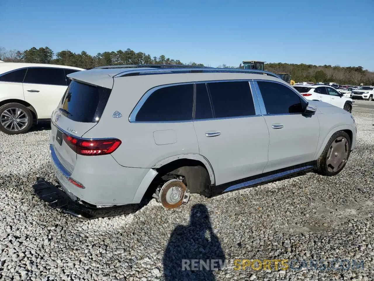 3 fotografías del automóvil dañado 4JGFF8HBXRB160008 MERCEDES-BENZ GLS-CLASS 2024