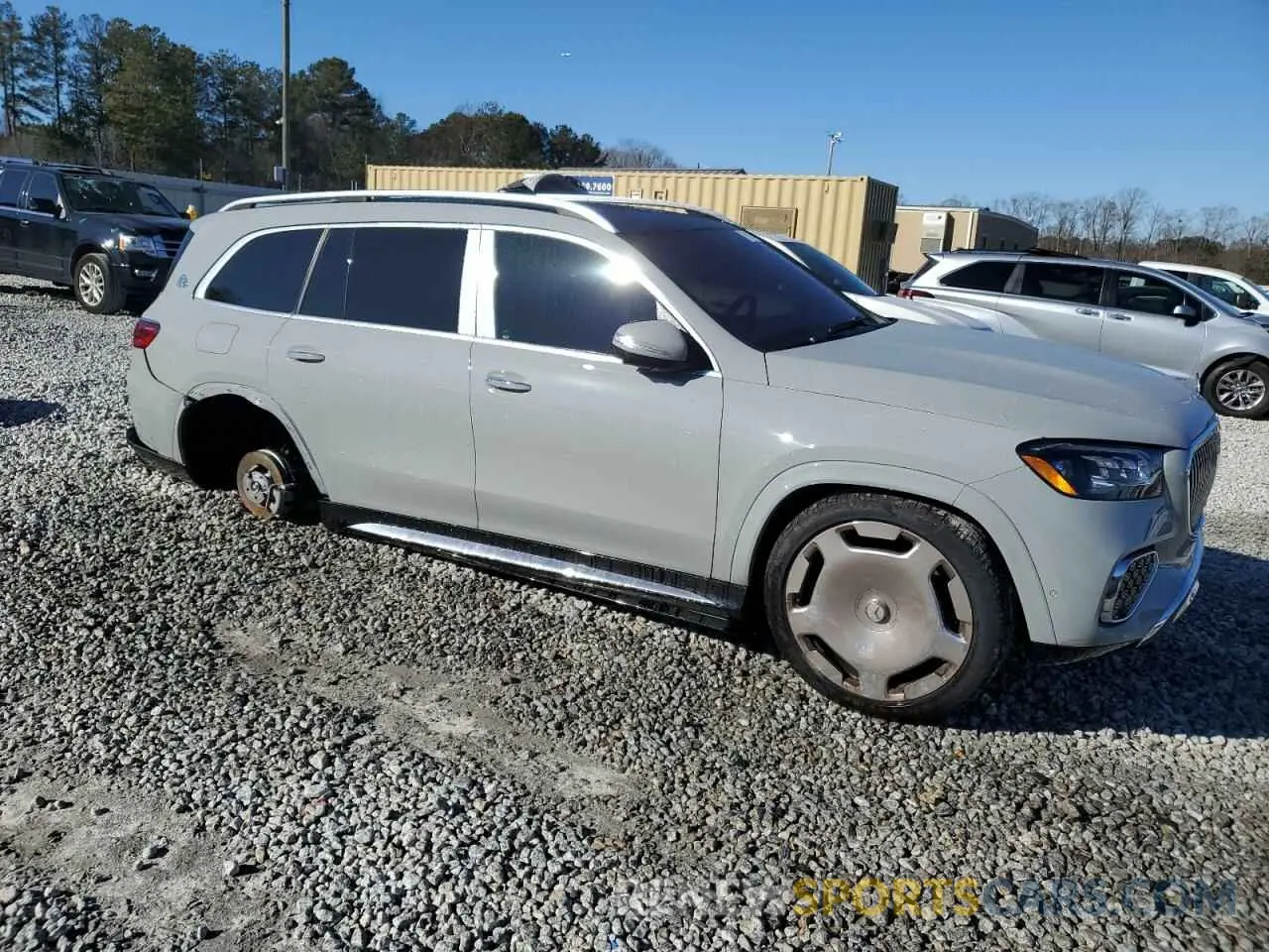 4 fotografías del automóvil dañado 4JGFF8HBXRB160008 MERCEDES-BENZ GLS-CLASS 2024