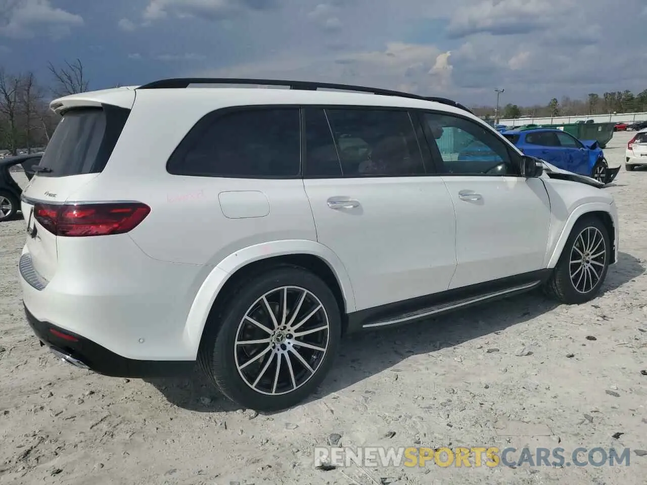 3 fotografías del automóvil dañado 4JGFF5KE0SB332070 MERCEDES-BENZ GLS-CLASS 2025