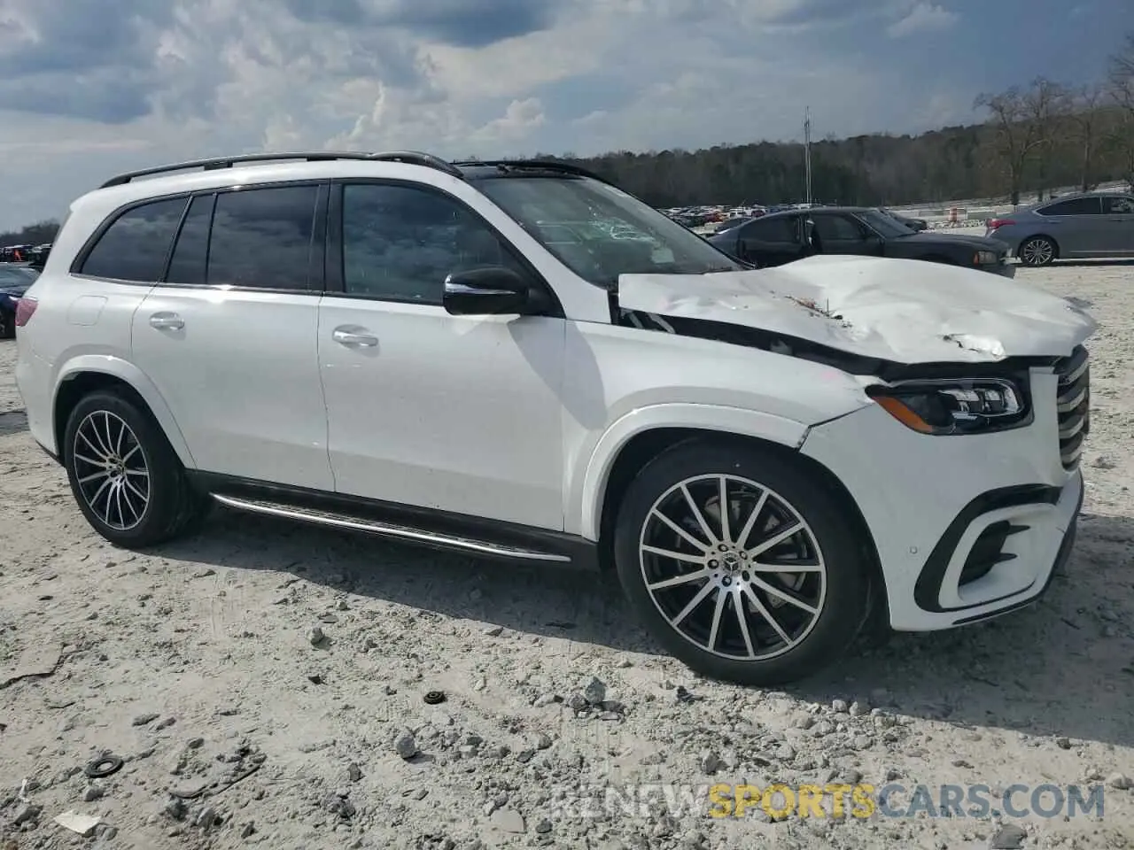 4 fotografías del automóvil dañado 4JGFF5KE0SB332070 MERCEDES-BENZ GLS-CLASS 2025