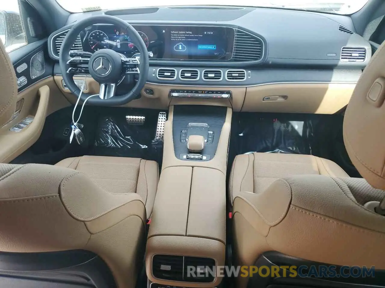 8 fotografías del automóvil dañado 4JGFF5KE0SB332070 MERCEDES-BENZ GLS-CLASS 2025