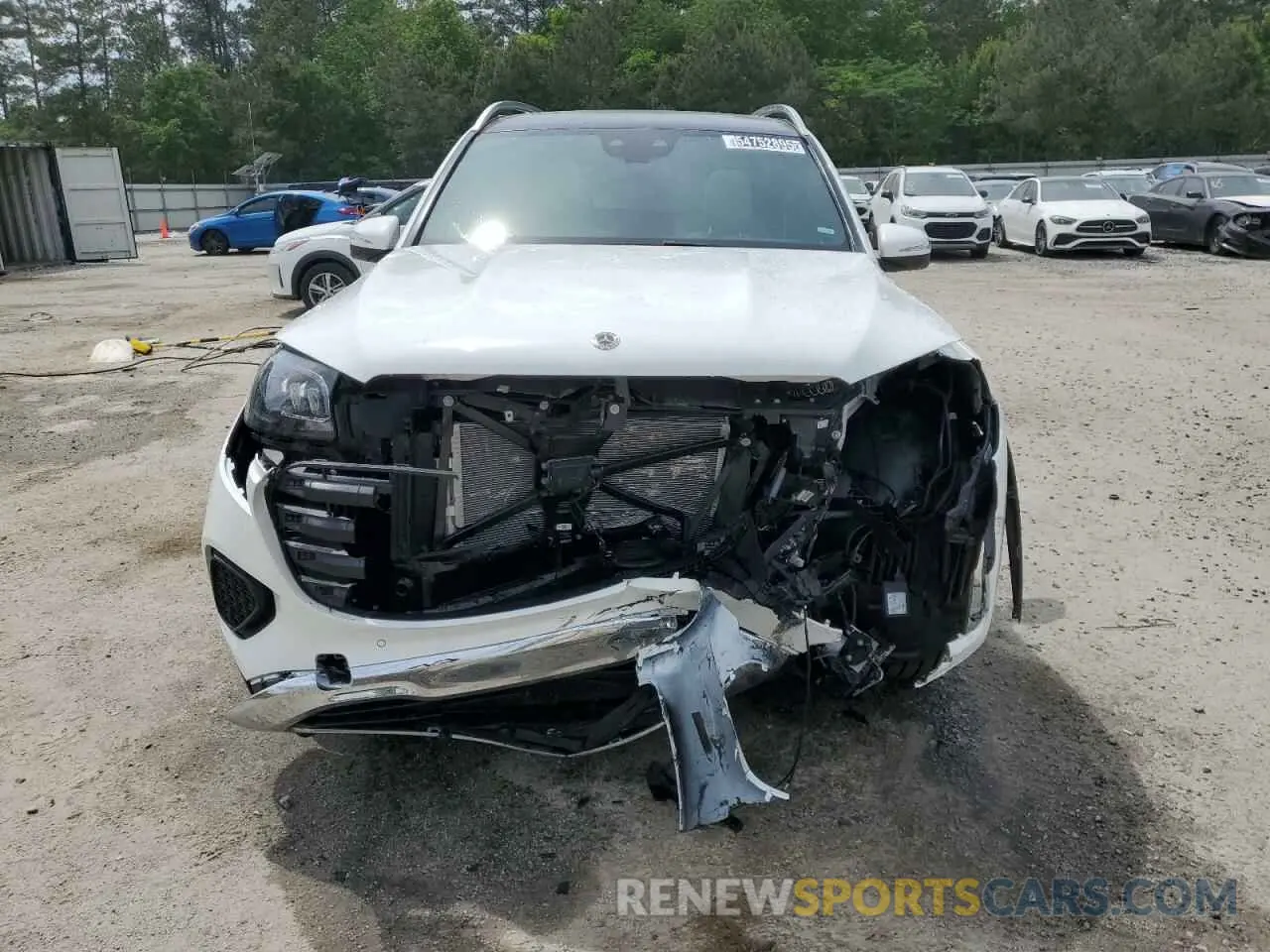 5 fotografías del automóvil dañado 4JGFF5KEXSB404070 MERCEDES-BENZ GLS-CLASS 2025