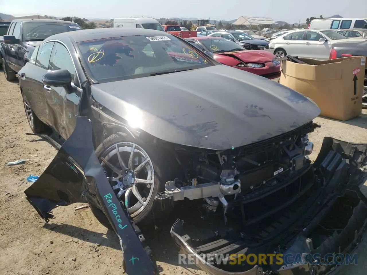 1 fotografías del automóvil dañado WDD7X6BB0KA005908 MERCEDES-BENZ GT-CLASS 2019