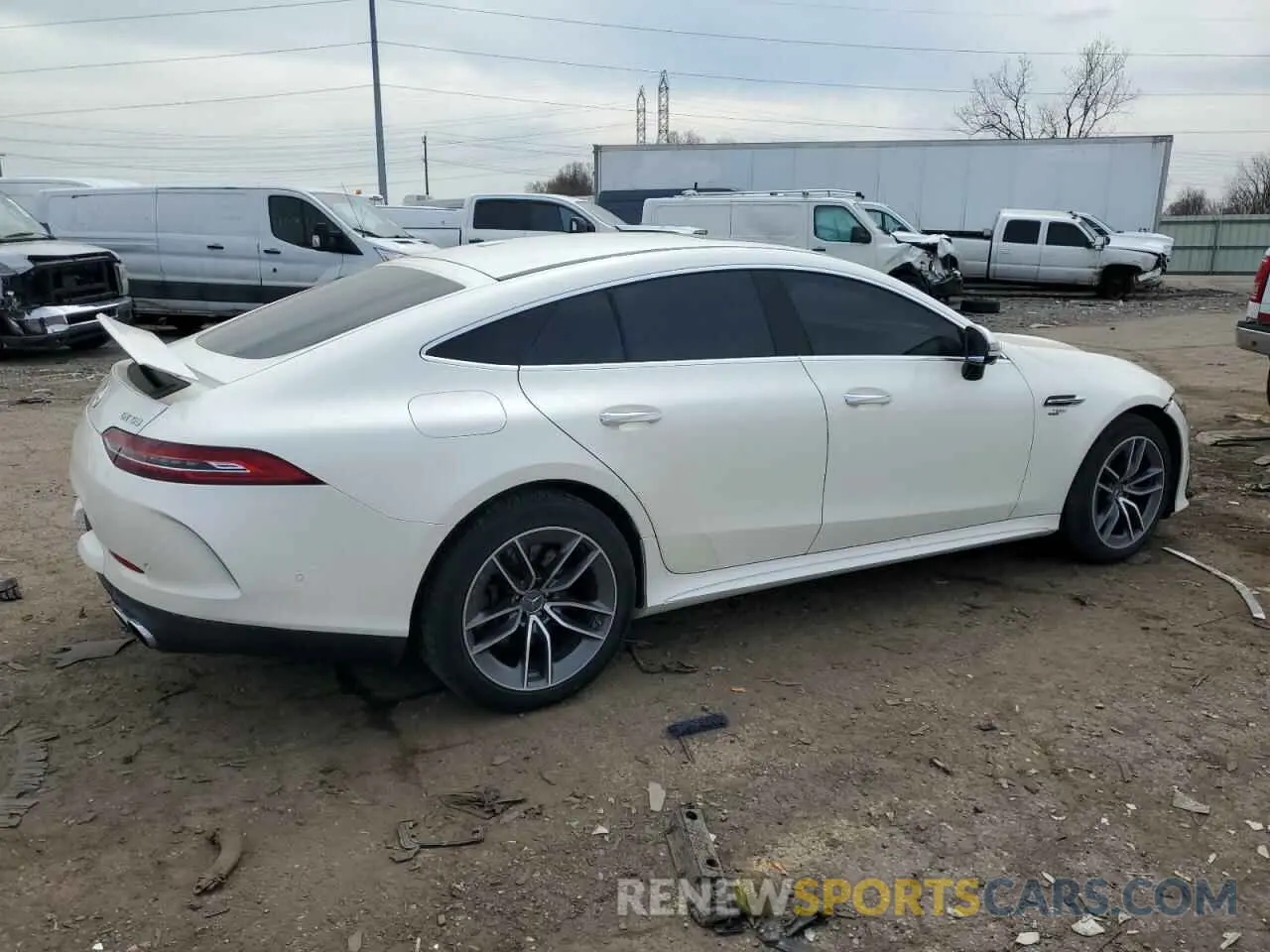 3 fotografías del automóvil dañado WDD7X6BB0KA007660 MERCEDES-BENZ GT-CLASS 2019
