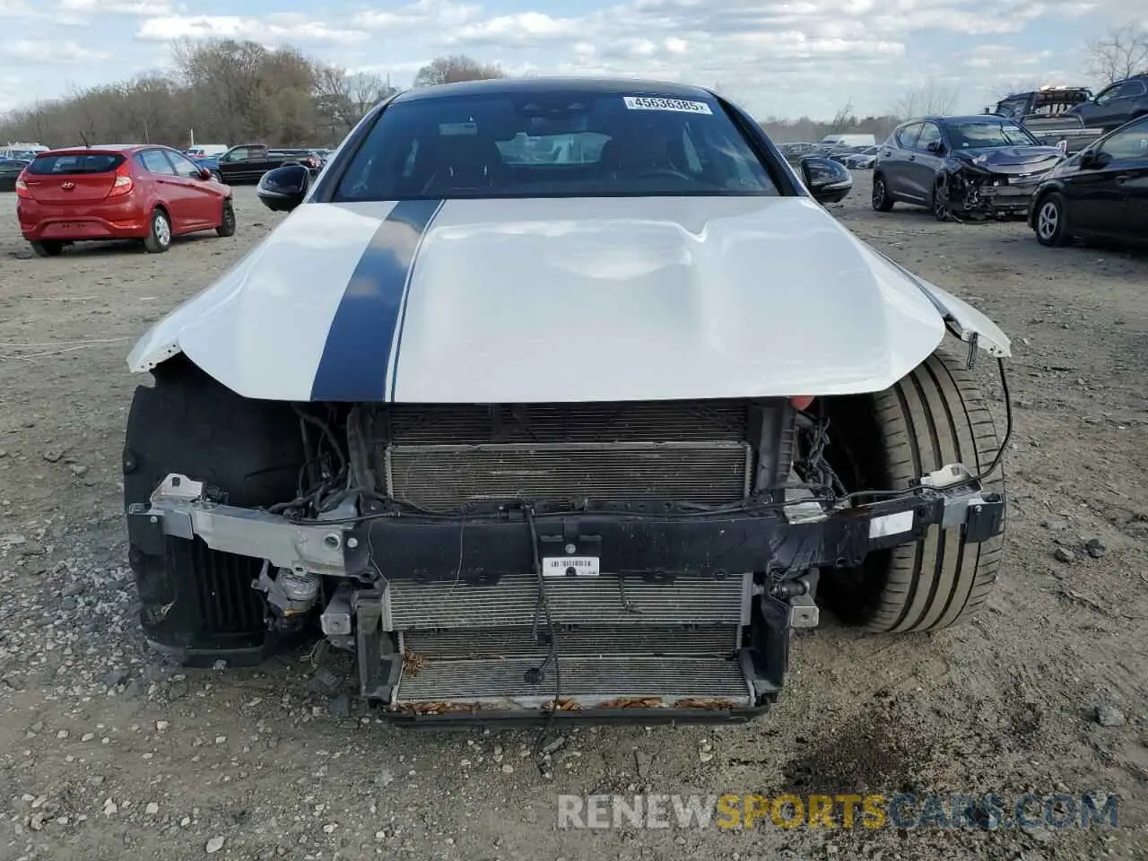 5 fotografías del automóvil dañado W1K7X5KB3MA035207 MERCEDES-BENZ GT-CLASS 2021