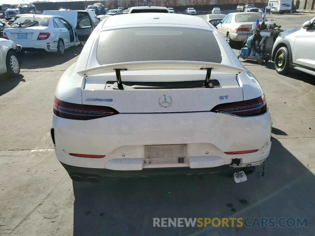6 fotografías del automóvil dañado W1K7X5KB8MA039589 MERCEDES-BENZ GT-CLASS 2021