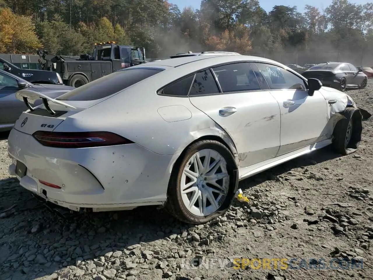 3 fotografías del automóvil dañado W1K7X5KB0NA053519 MERCEDES-BENZ GT-CLASS 2022