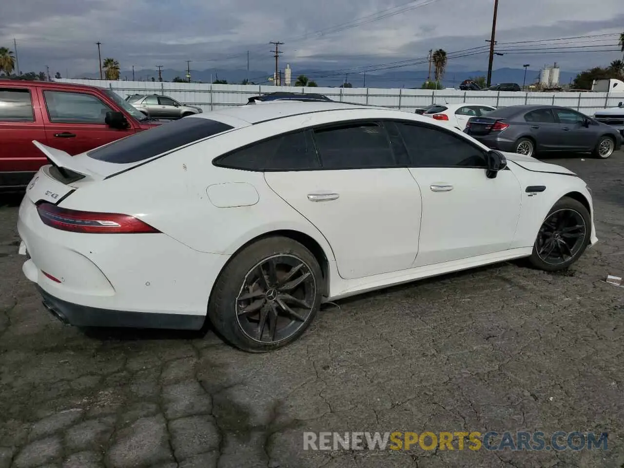 3 fotografías del automóvil dañado W1K7X5KB9NA051168 MERCEDES-BENZ GT-CLASS 2022