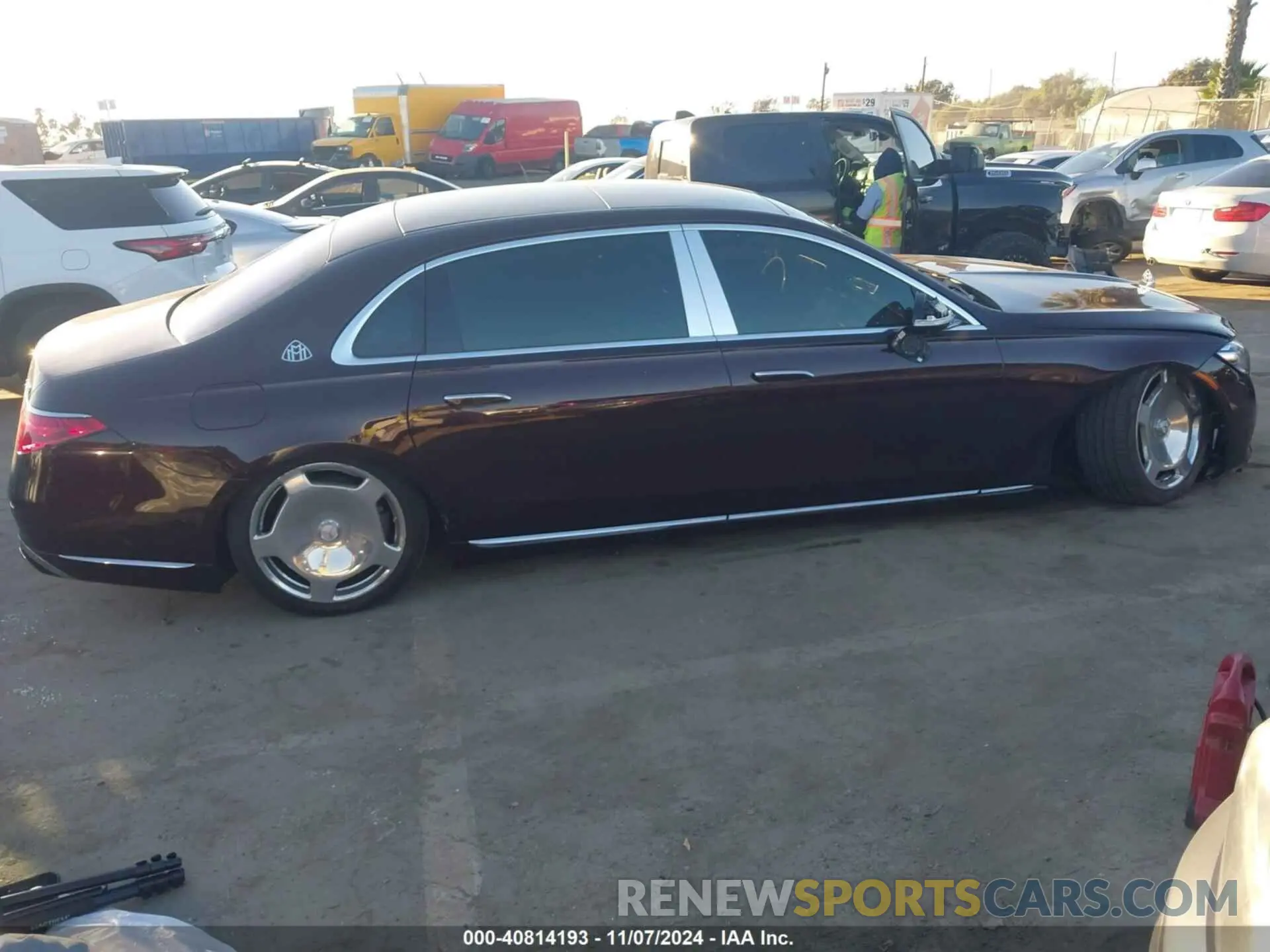 14 fotografías del automóvil dañado W1K6X7GBXMA023748 MERCEDES-BENZ MAYBACH S 580 2021