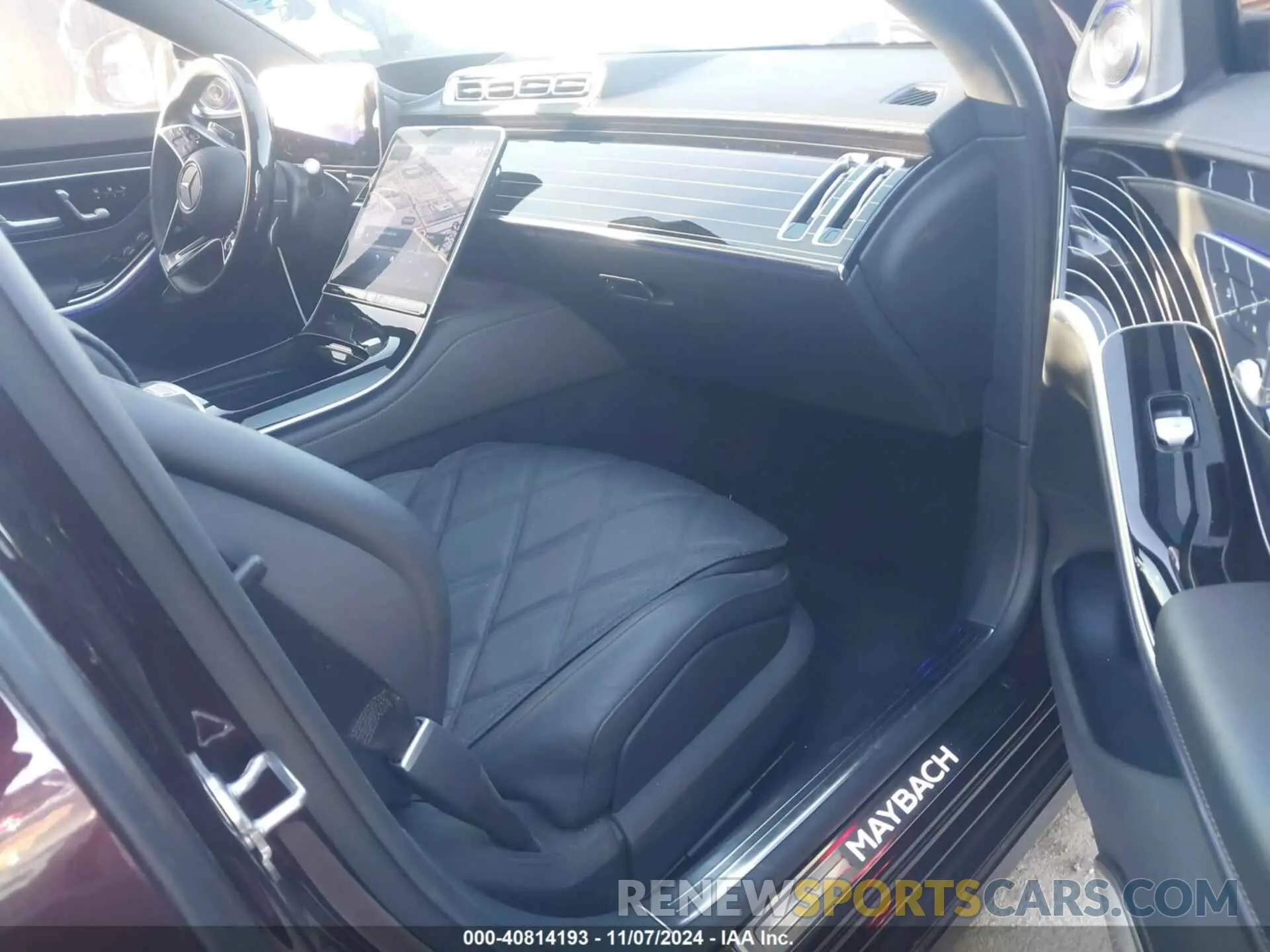 5 fotografías del automóvil dañado W1K6X7GBXMA023748 MERCEDES-BENZ MAYBACH S 580 2021