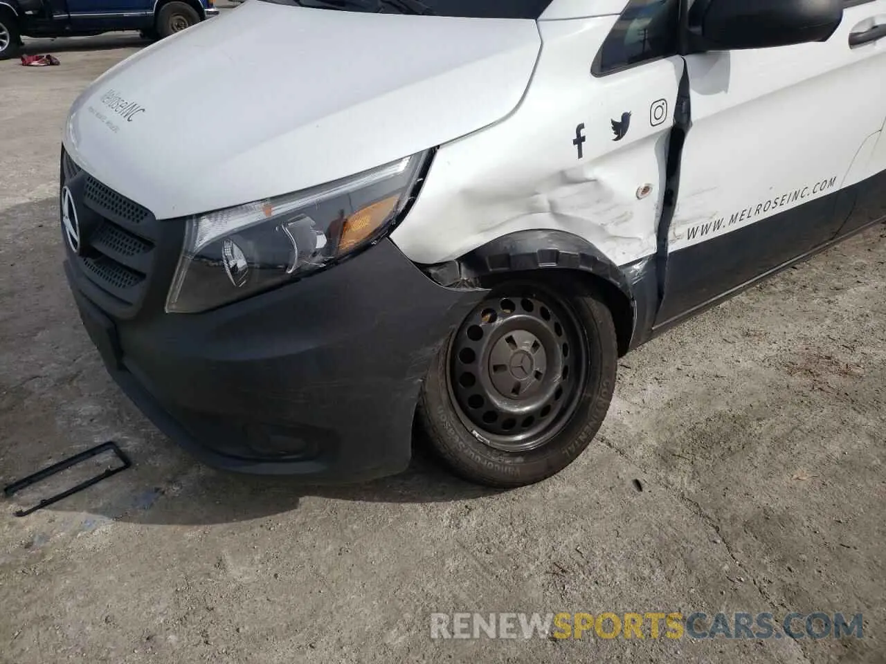 9 fotografías del automóvil dañado WD3PG3EA9K3604509 MERCEDES-BENZ METRIS 2019